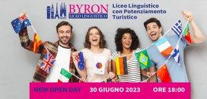 open day liceo linguistico byron 30 giugno 2023